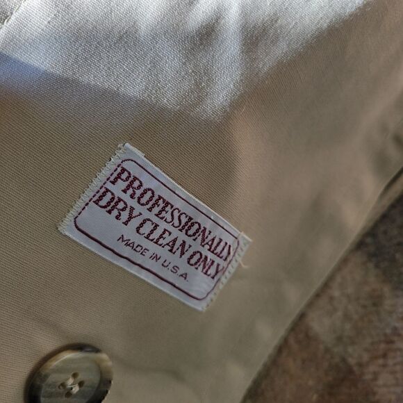 Botany Weathertopper Zip Out Warm Liner Tan Trench Overcoat - Picture 11 of 12